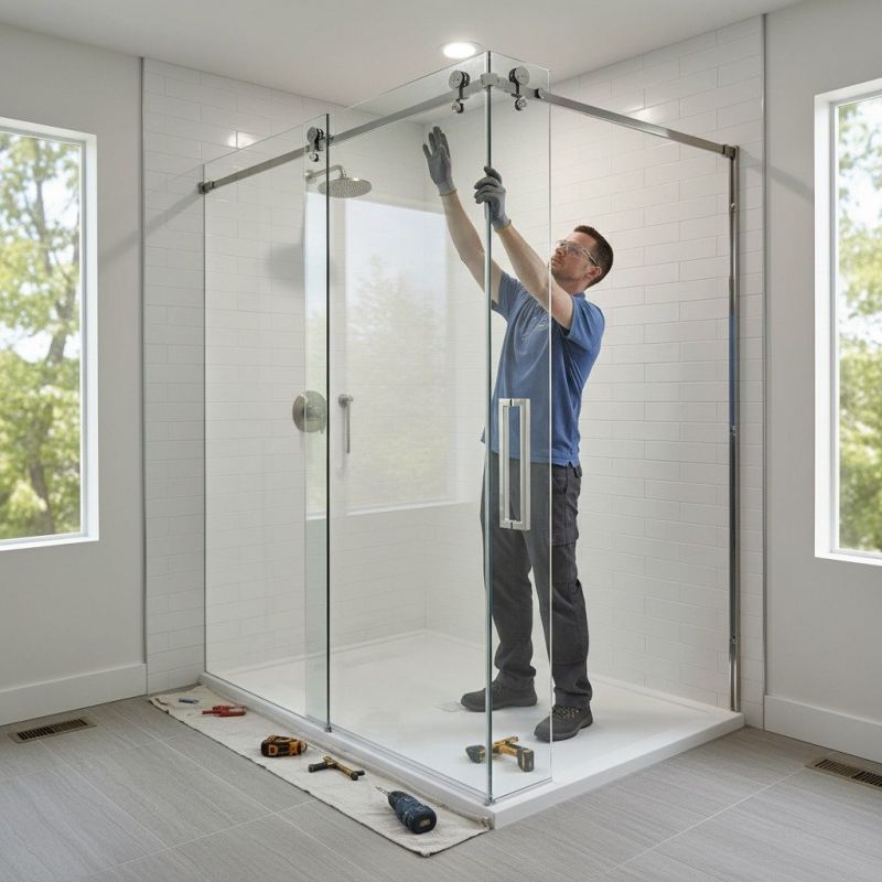 Glass Shower Door Replacement in Denver County, CO