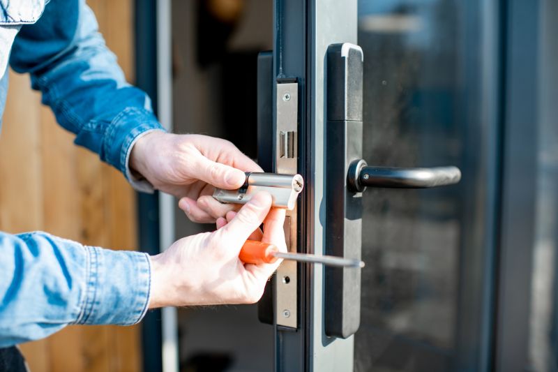Secure Door Lock Installation